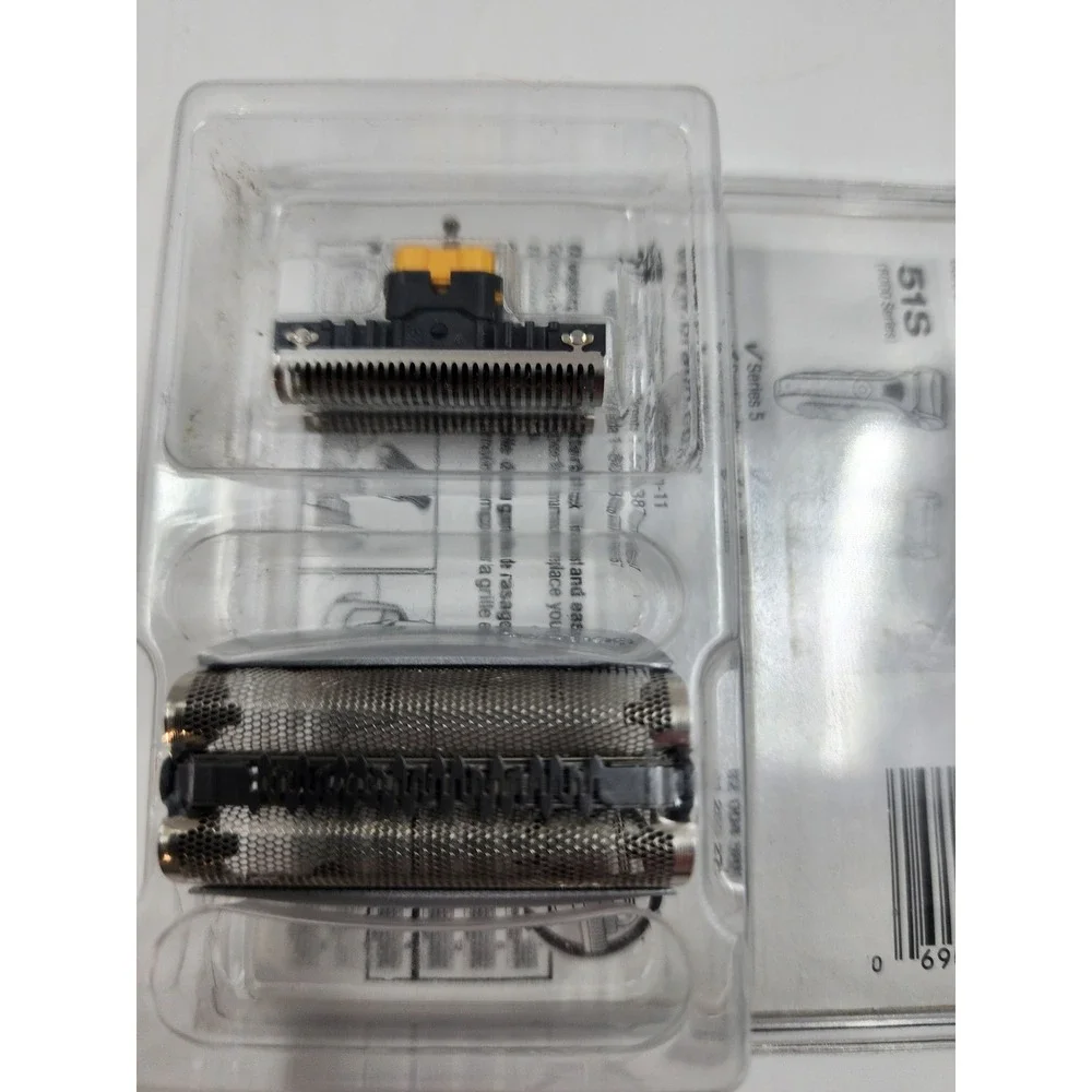 Braun Series 5 Shaver Replacement Foil and Cutter 51S 8000 Series Silver
